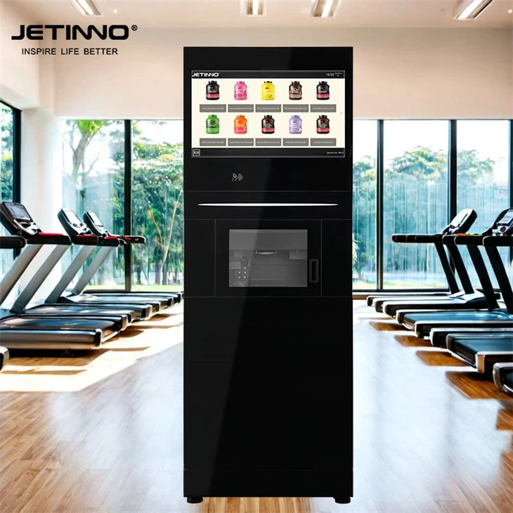 Distributeur automatique sur pied JL500-IN7C avec boissons chaudes et froides