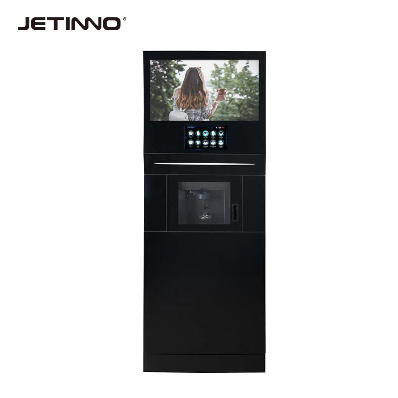 ESFBT4C Bean To Cup Automatic Espresso Coffee Tea Vending Machine With 7 Inch Touch Screen